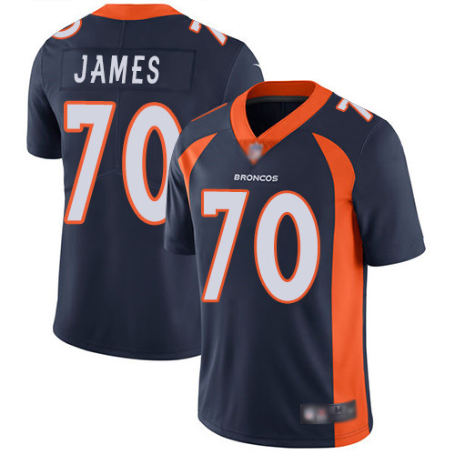 Men Denver Broncos #70 Ja Wuan James Navy Blue Alternate Vapor Untouchable Limited Player Football NFL Jersey->denver broncos->NFL Jersey